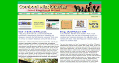 Desktop Screenshot of comboni.org.uk